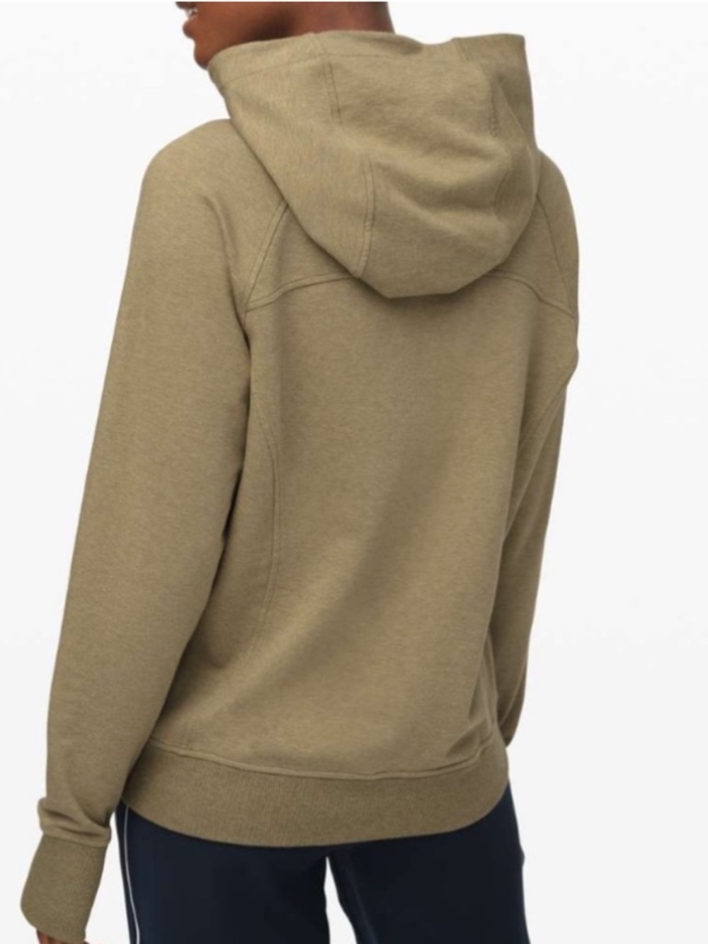 Lululemon • Scuba Pullover hoodie sweatshirt Heathered Grape Leaf cotton terry 4 - Picture 2 of 10